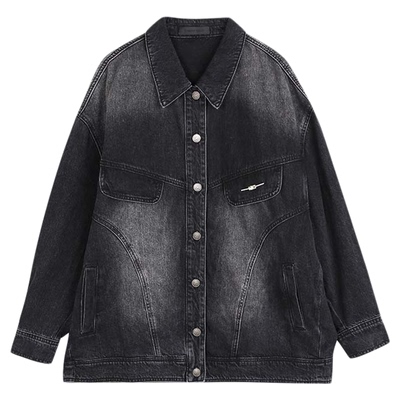 纳帕佳纯棉水洗牛仔外套潮牌上衣