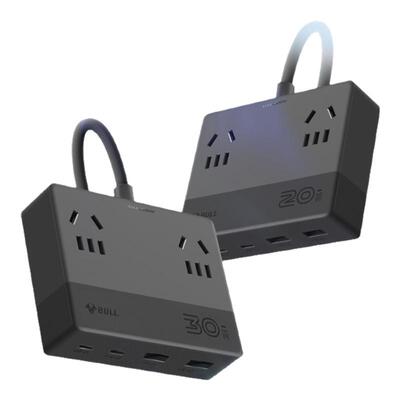 公牛桌面充电站器官方插座插排拖插线板带usb多功能插板扁平排插