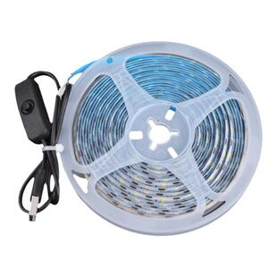 led灯带自粘5v低压超亮USB接口嵌入式橱柜装饰三色贴片氛围灯条