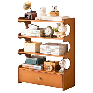 桌面置物架桌上书架子书桌收纳儿童简易学生飘窗小型家用台面书柜