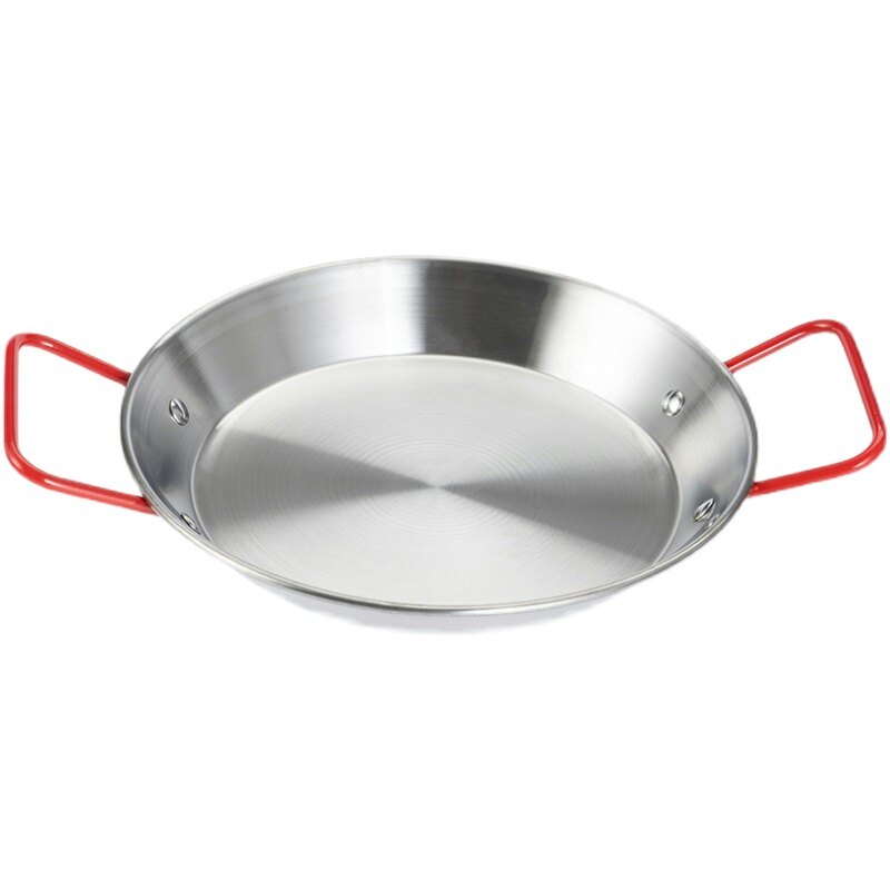 paella不锈钢西班牙锅烩饭炸鸡盘