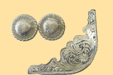 седло Седло Серебряный гигантских Западной декоративные