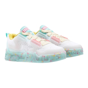 STARTER板鞋冰饮果冻鞋网面透气厚底休闲鞋多巴胺鞋子女运动鞋男