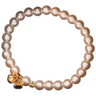 好柿莲莲珍珠手链女生法式复古小众温柔甜美珍珠手串女开年好运气