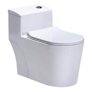 马桶坐便器卫生间静音家用抽水大口径防臭超漩节水虹吸式座便坐厕