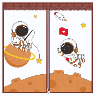 防蚊纱窗纱网魔术贴门帘自粘型窗户磁性自装磁吸磁铁窗帘隐形家用