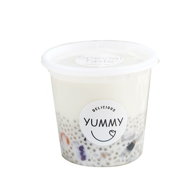 650ml芋圆烧仙草水果捞包装盒