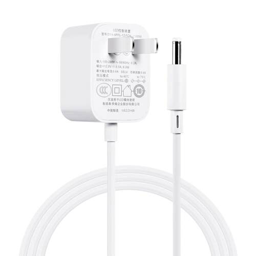 适用于米家小米LED台灯充电器MJTD01YL一代二代1S2S床头灯/PRO电源适配器12V0.5A-1A线插头圆孔4.0*1.7*12mm