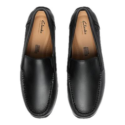 Clarks其乐Somoc on男士春季透气时尚百搭豆豆鞋一脚蹬舒适乐福鞋