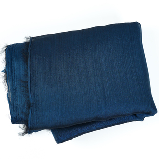 冰花阳离子纱发饰diy古装儒帽锥裙大袖衫顺垂绉纱亮丝欧根纱布料