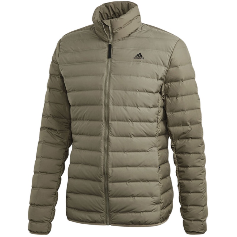 Adidas/阿迪达斯官方正品男子户外保暖立领薄款运动羽绒服CY8733