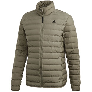 Adidas/阿迪达斯男子户外保暖立领薄款运动羽绒服CY8733