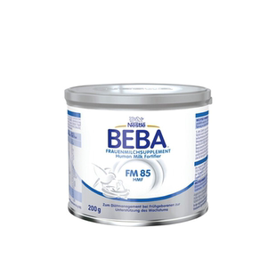 德国雀巢贝巴BEBA FM85早产儿低体重母乳强化剂营养剂添加剂200克