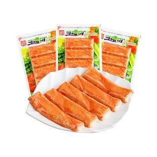 韩国进口可莱美模拟蟹肉棒即食蟹棒零食手撕蟹柳棒蟹足棒寿司沙拉