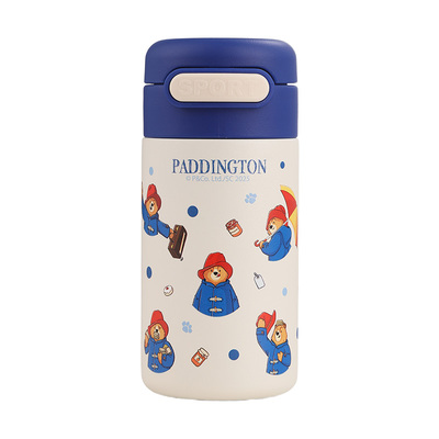 帕丁顿熊迷你保温杯儿童吸管水杯