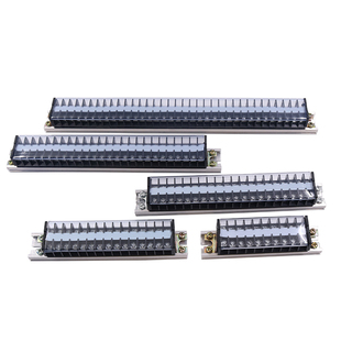 导轨式20a电线60a接线1510端子15A板连接器排安20位TD-1520 30孔P