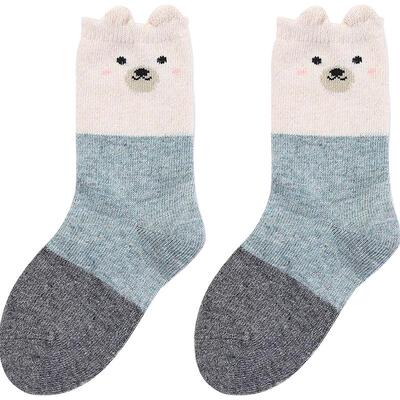 tutuanna袜子儿童圣诞麋鹿羊毛