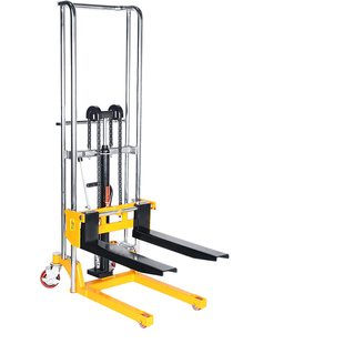 力拓中用液压升降小叉车电动小型家用微型轻便堆高装卸升高行李车