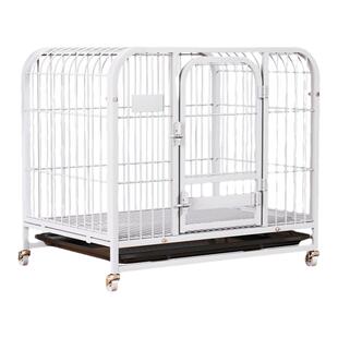 狗笼子小型犬狗笼中型犬宠物笼带厕所分离泰迪室内家用加粗方管笼