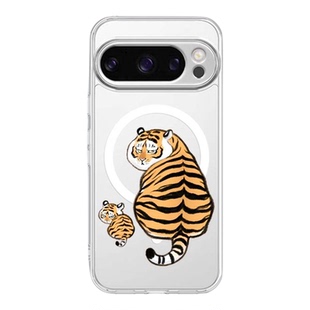 胖虎Magsafe磁吸手机壳 适用谷歌PIXEL10ProXL PIXEL9/9Pro PIXEL8A 8PRO透明防摔PIXEL7PRO 7A定制