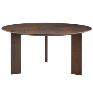 楷模 瓦克餐桌家用小户型北欧实木轻奢现代简约圆餐桌