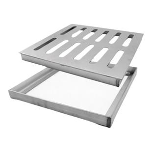 304不锈钢雨水篦子排水盖板庭院装饰井盖盖板下水道口正方形地漏