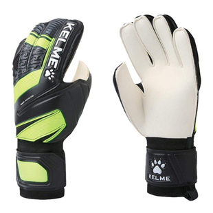 KELME卡尔美守门员手套带护指训练护具防滑耐磨足球装备保暖手套