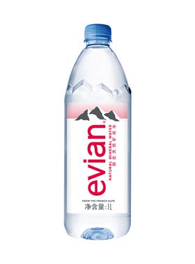 evian依云天然矿泉水1L*12*1