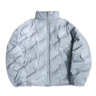 UUCSCC潮牌冬季白鸭绒超轻防风羽绒服保暖立领宽松大码加厚外套男