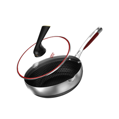 康巴赫第五代小资锅不粘锅炒锅