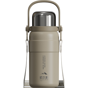 哈尔斯保温杯大号大容量男女学生水壶户外出便携水杯子316不锈钢
