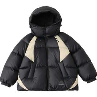 儿童羽绒服女童短款加厚2025冬季新款男童羽绒服90绒亲子装C4860