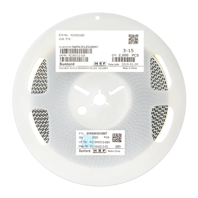 3012贴片 10uH ±20% SWPA3012S100MT 线绕SMD功率电感（5只）