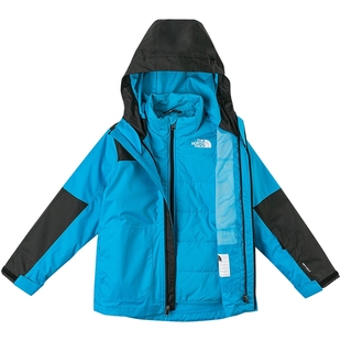 北面儿童冲锋衣三合一滑雪服男女Freedom防水TheNorthFace|88UX