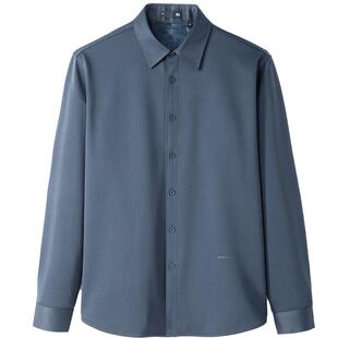 【加绒厚款】海澜之家轻商务易打理保暖衬衫秋冬季新小标上衣男款