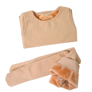 儿童舞蹈打底衣秋冬加绒肤色隐身衣女童肉色演出服男童白色上衣