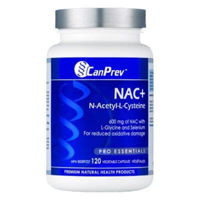 现货 加拿大CanPrev NAC+ N-乙酰半胱胺酸600mg 甘氨酸硒谷胱甘肽
