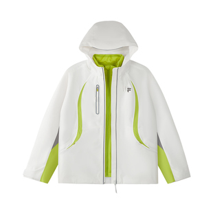 FILA FUSION斐乐潮牌女棉服两件套2026春新款宽松保暖三合一外套