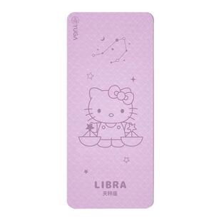 hellokitty瑜伽垫女士健身家用天秤座防滑减震静音加厚普拉提专用