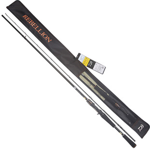 DAIWA达瓦逆霸龙路亚竿 REBELLION独节2节远投翘嘴鲈鱼虫竿钓鱼竿