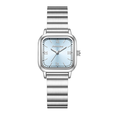 Dickies钢带石英防水女士腕表