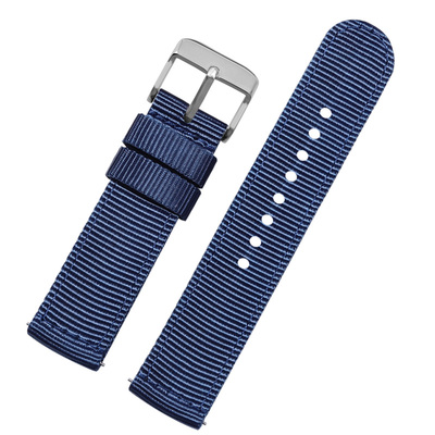 适配迪士尼Diseny米奇联名七喜小子MK-13088尼龙编织快拆表带20mm