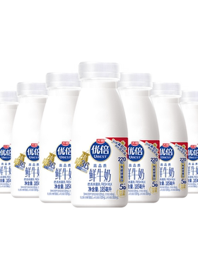 光明优倍鲜牛奶185ml*12瓶