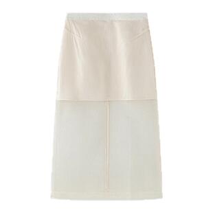 VIKTORIACHAN 设计师品牌 25春夏 透视拼接叠穿半裙 SOLSOL买手店