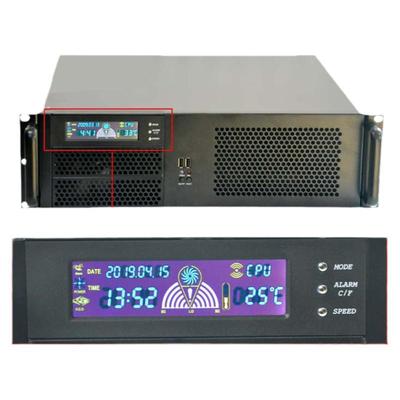 液晶屏温控2U服务器机箱3U机箱
