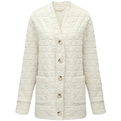 COCOBELLA几何绗缝开衫外套