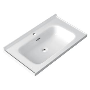 陶瓷一体洗手盆单盆洗脸盆洗面盆柜盆台中盆台上盆洗漱盆台盆80