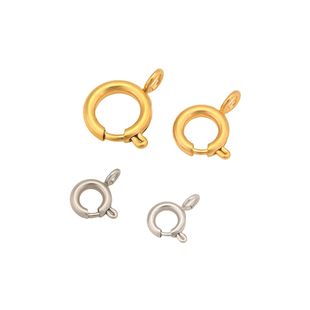 不锈钢弹簧扣项链扣子接头diy龙虾扣手链扣连接扣头迷你卡扣配件