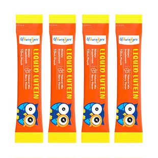 【U先试用】亮博视儿童护眼液体叶黄素10ml*4+50元正装回购券