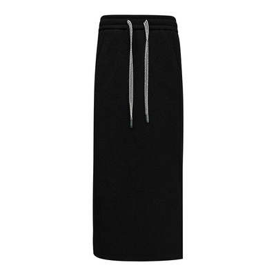 2025春秋新款开叉长款卫裙半身裙